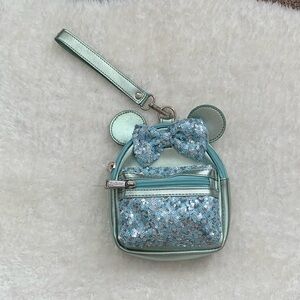2247.Disney parks x Loungefly sequined wristlet belt bag